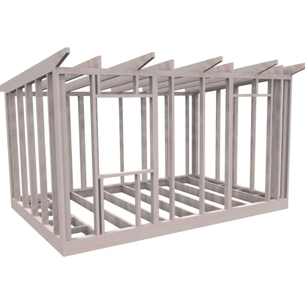 Byggstommar 6 grader 4500x3190 mm Färdiga Sektioner