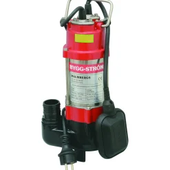 Dränkbar Pump*Byggström 150 l/min Flottör