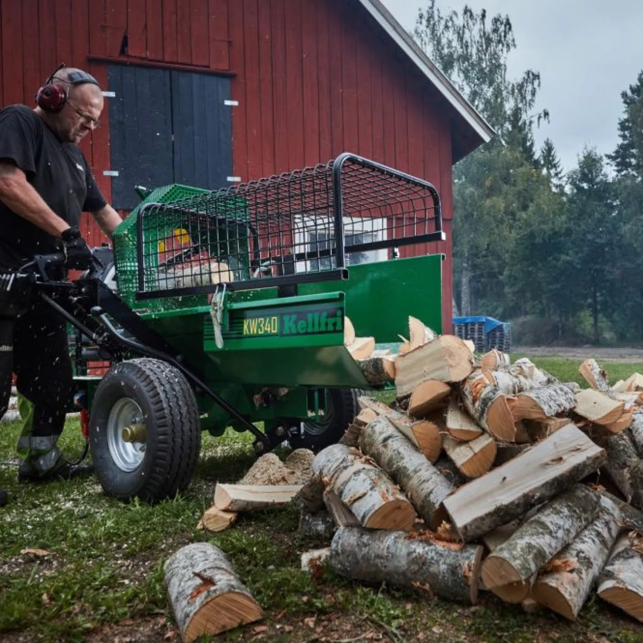 Trädgårdsmaskiner|Skogsmaskiner & Skogsverktyg*Kellfri 7 ton Eldriven