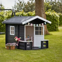 Lekstuga|Hus & Fritidshus*PLUS 134 x 134 cm + 58 cm Terrass Obehandlat inkl. Takpapp