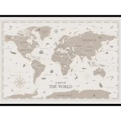 Posters*Gallerix A Map Of The World
