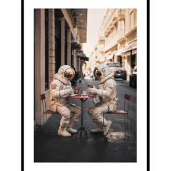 Posters*Gallerix Astronauts Getting Coffee