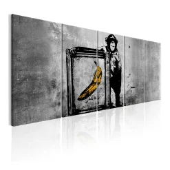 Arkiio Banksy Monkey With Frame