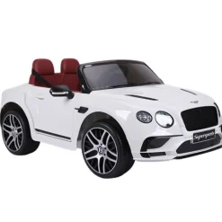 Barnfordon*Nordic Play Bentley 2 Personer 2x6 V Eva-hjul Speed Vit