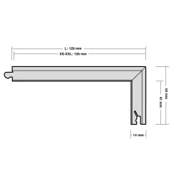 Trappor|Trapprenovering*Berg & Berg Berg  Berg Ek XXL Hjärter Borstad Vit Mattlack Trapp B
