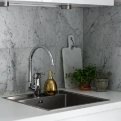 Kampanj Sten, Grus & Sand|Marmor*Italian Marble Bianco Carrara C Slipad 61x31 cm