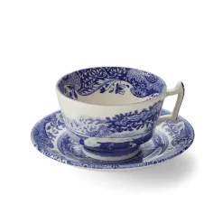 Porslin & Dukning*Spode Blue Italian med Fat