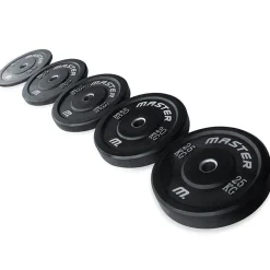 Styrketräning*Master Fitness Bumperplate Svart