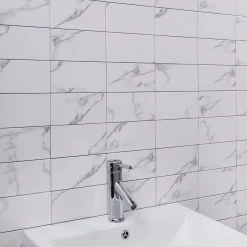 Våtrumsvägg|Kakel*Tenfors Carrara 10x20 cm