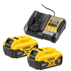 DeWalt DCB1104P2-QW 2x5,0 Ah Med Laddare