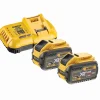 Batteri & Laddare*DeWalt DCB118Y2T Flexvolt 12Ah Tstak