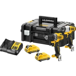 DeWalt DCK2110L2T-QW med Skruvdragare och Slagskruvdragare