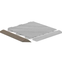 Garagegolv|Altan & Terrass*Hestraplattan Deck 45 Corner Strip Soft