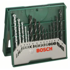 Borr & Borrtillbehör*Bosch Power Tools 15-delars Mini-X-Line