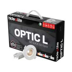 Downlights*Hide-a-lite DL Optic G2 L Q ISO 6-pack Vit Tune