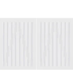 Grind|Insynsskydd & Inhägnad*PLUS Dubbel grind - 200x140 cm
