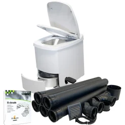 Toalett Fritidsboende|Toalettstol*Sunwind El-dorado Plus inkl Ventilationspaket