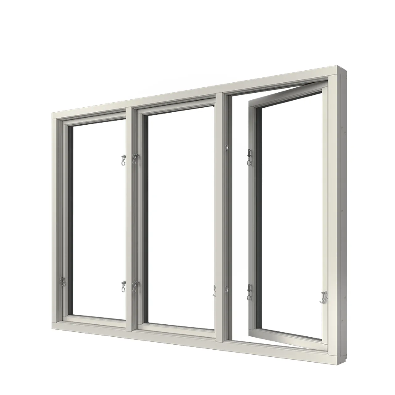 Elitfönster Elit Retro 3-Glas Aluminium 3-Luft