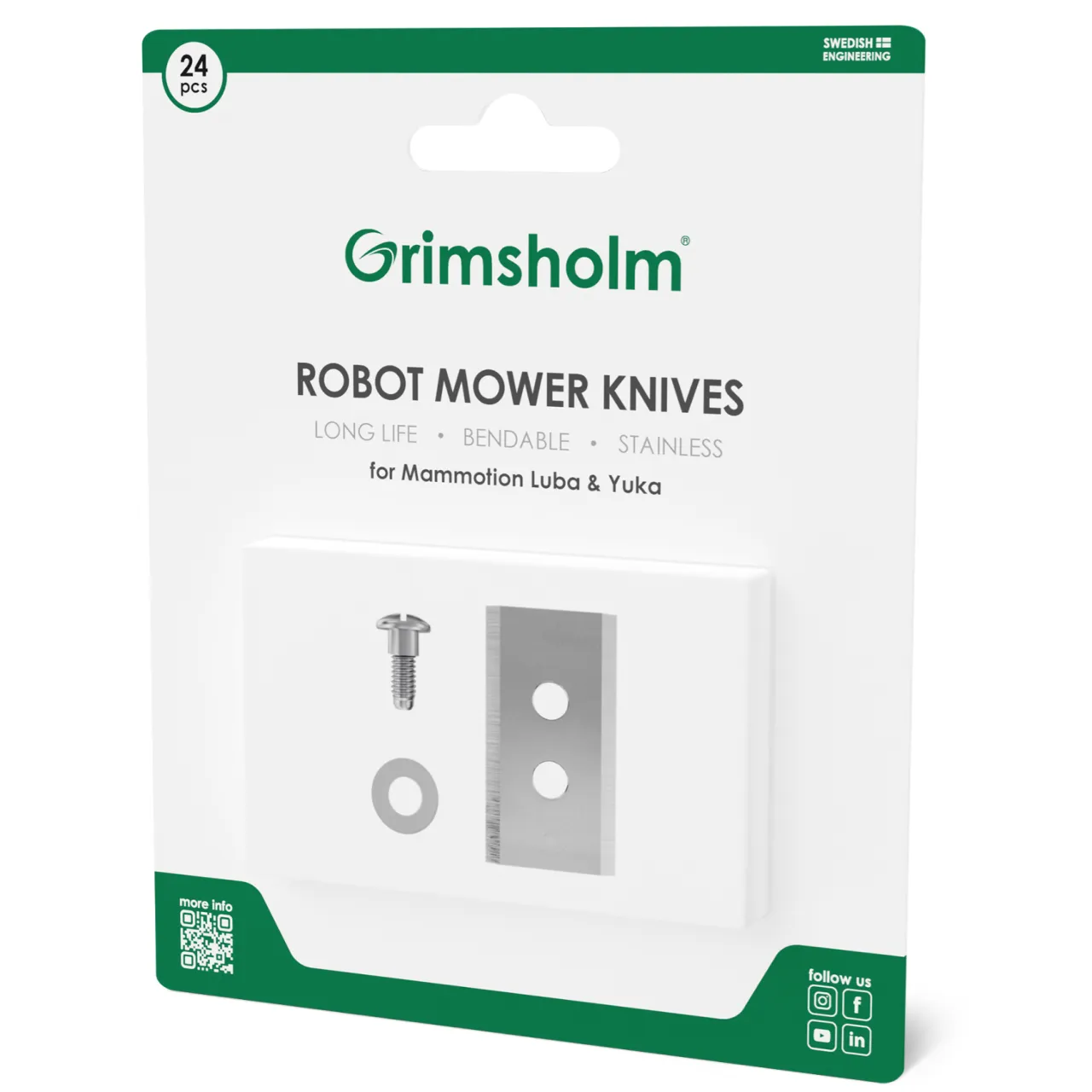 Grimsholm För Mammotion Luba & Yuka 24-Pack