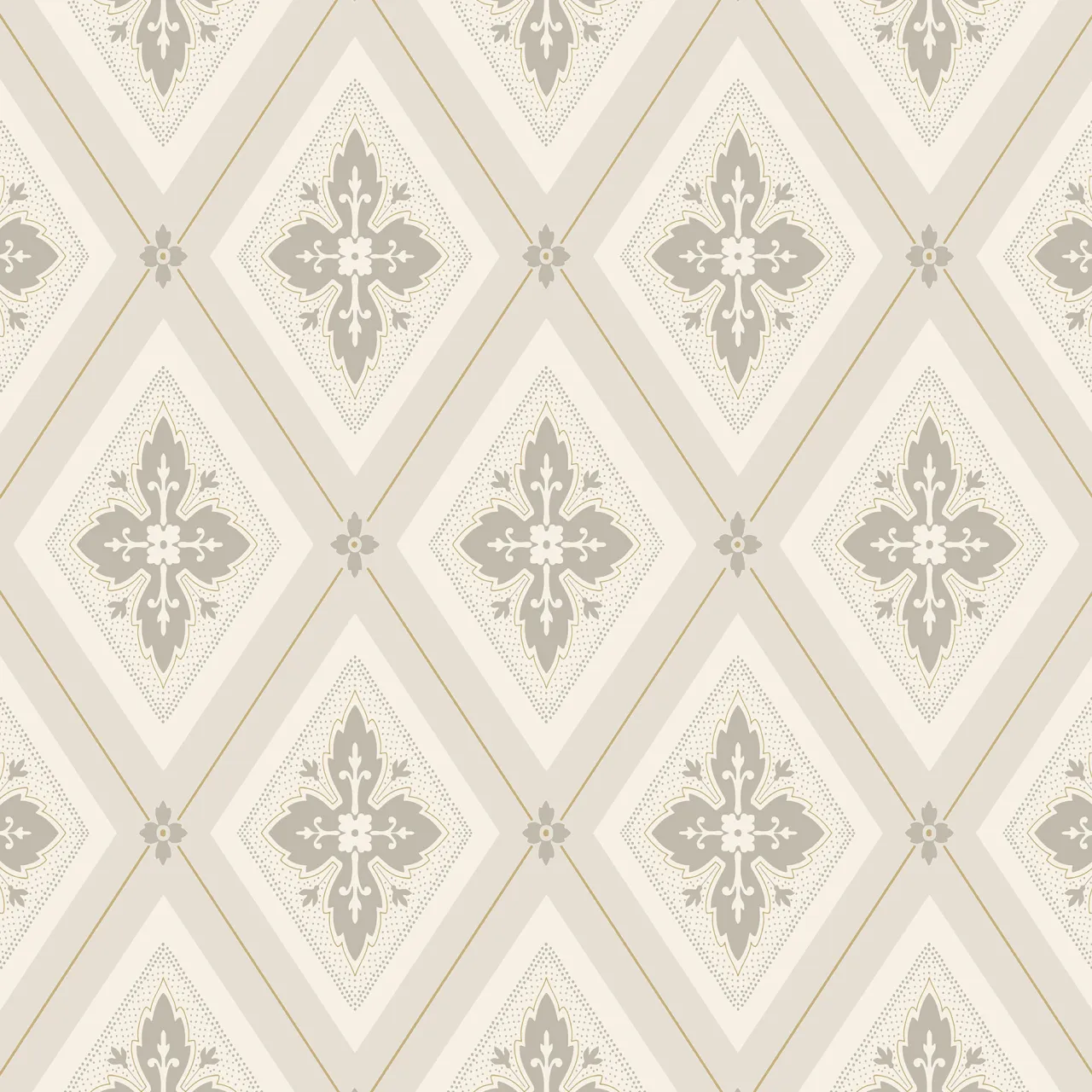 Duro Gammalsvenska Astrid Beige/Guld 692-01