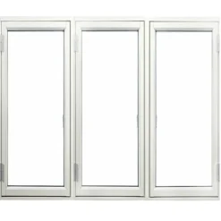 Aluminiumbeklädda Träfönster|Sidohängt Fönster*Outline 3-Glas Aluminium 3-Luft