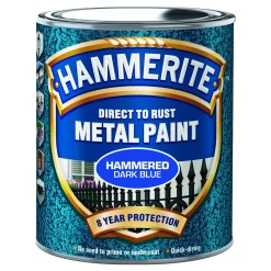 Utomhusfärg*Hammerite Hammarlack Mörkblå 750ml