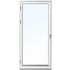 Altandörrar & Balkongdörrar|Altandörr*Outline Helglasad Enkeldörr 3-Glas Aluminium