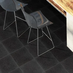 Mosaik|Kakel & Klinker*Arredo Ibrastone Svart Blankpolerad 31x31 cm