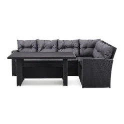 Comfort Garden James Loungegrupp Utomhus – 5-sits Soffgrupp i Konstrotting