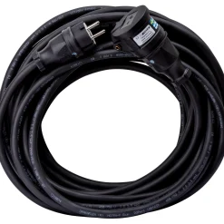 Elartiklar & Elprodukter|Kabel & Sladd*Gelia Jordad med Självstängande Lock 230V Svart