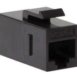 Tillbehör Hemelektronik*LogiLink Keystone Inline-koppling Cat6 UTP Svart