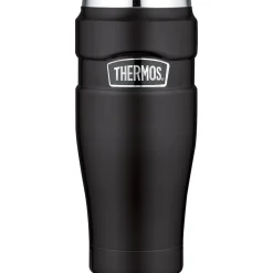 Camping & Fjällvandring|Köksredskap & Kökstillbehör*Thermos King Stål 470 ml Svart Läcksäker