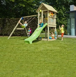 Barn Hörby Bruk Kiosk Lektorn med Rutschkana & Gunga