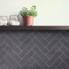 BerryAlloc Kitchen Wall Svart Kalk Fiskben