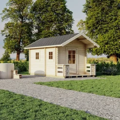 Luoman Lillevilla Tiira 10,3 m² Fristående Utebastu med Sadeltak