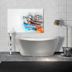 Mosaik|Kakel & Klinker*Arredo Line Vit/Ret Blank 3x3 cm