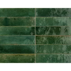Våtrumsvägg|Kakel*Marazzi Group Lume Grön 6x24 cm