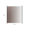 Hortus med Aluminiumskena Rökfärgat 90x100