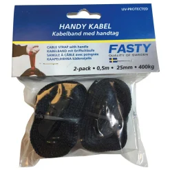 Kabelhantering & Kabelförvaring*Fasty Med Handtag 0,5 Meter 2-Pack