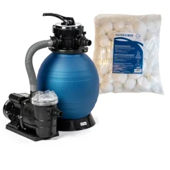 Badtunna|Pooler & Utomhusbad*Kirami MF- 250 Till Badtunna Med Pump & Filterfiber