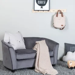 Barn Venture Home Måna Grå Sammet