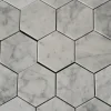 Italian Marble Mosaik Hexagon Polerad 10x11,5 cm