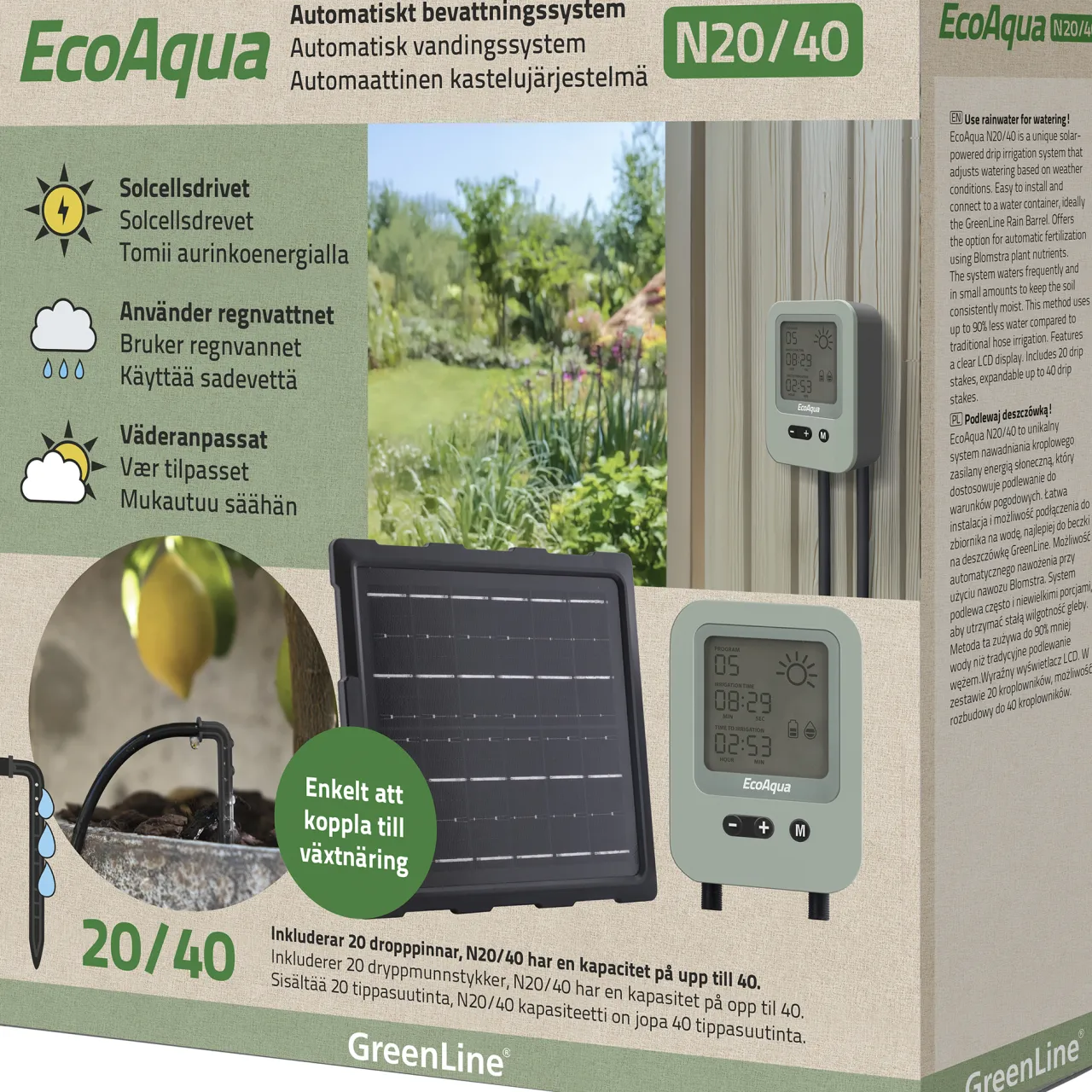GreenLine N20/40 EcoAqua Automatiskt System
