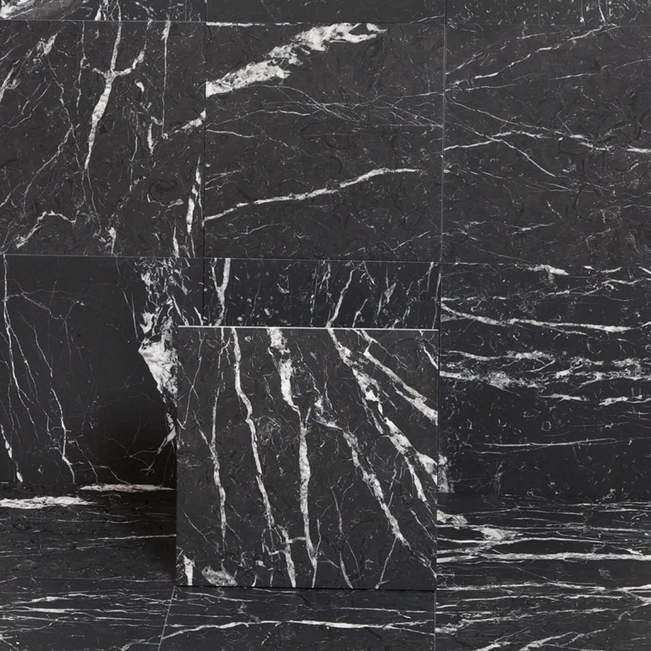 Arredo Nero Marquina Svart Matt 15x15 cm