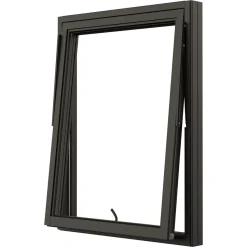 Energibesparing|Öppningsbara Fönster*NorDan NTech 3-Glas Aluminium BlackLine Svart