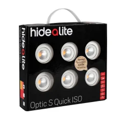 Downlights|Led-Belysning*Hide-a-lite Optic S Quick ISO 6-pack