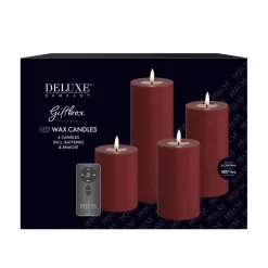DeluxeHomeart 4-pack m. Fjärrkontroll