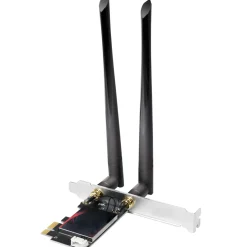 Tillbehör Hemelektronik*LogiLink PCI Express Wi-Fi 6E AX5400 + BT 5.2 för Hemelektronik