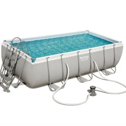 Bestway Power Steel 4,04 x 2,01 m Stålramspool Ovanmark med Filterpump