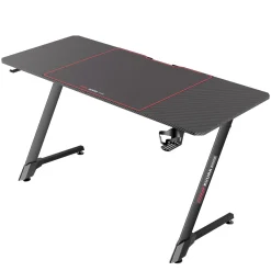 Kontorsmöbler & Kontorsinredning|Gaming*Kuura Pro 140x60 cm Svart med Integrerad Musmatta